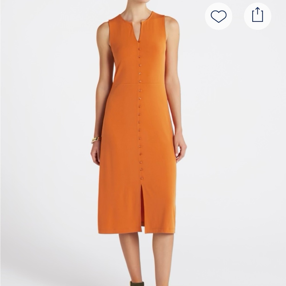 NWT Market and Spruce Delia Button Shirt Dress